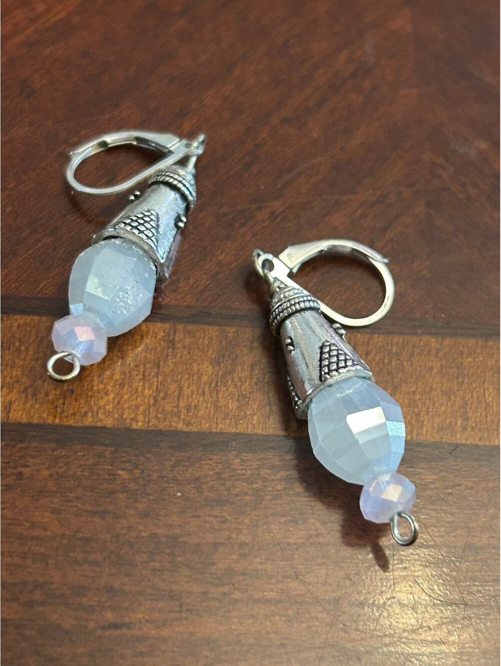 C442  Earrings 925 sterling silver very nice as shown